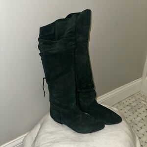 Emerald Knee-High Boots